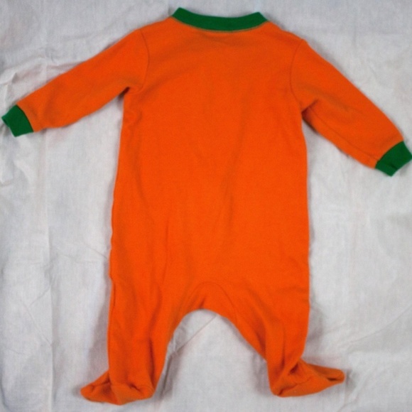 Halloween 0-3 Months Pumpkin Costume Unisex - Picture 2 of 4